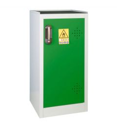 1 door bench cabinet-Green door