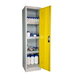 1 door high cabinet-Yellow door