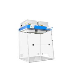 Fume hood ref H09+2 filtration module+Trapeze passage