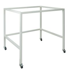 Tubular table trolley with rollers for model H09