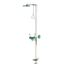 Safety station pedestal mounted