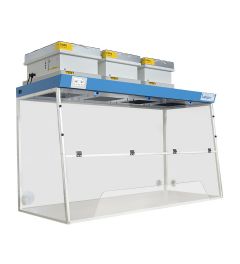 Ductless fume hood H18-Wide trapeze working open