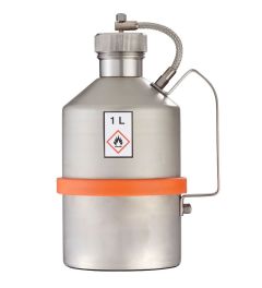 Safety transport can 1L w/ cap 1¼" and flame trap-UN
