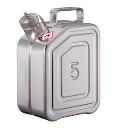 Safety canister 5L w/ screw cap 1½" and flame trap-UN