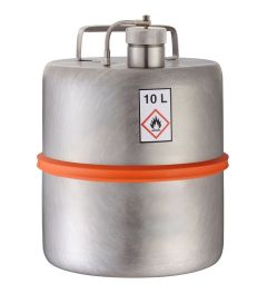 Safety barrel 10L w/ screw cap 1½" and flame trap-UN
