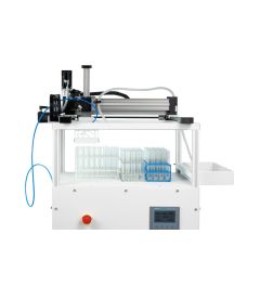 Fully automated multi-nozzle media dispenser for non-sterile media - side
