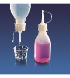 Long spouts dropping bottle screw caps - PE