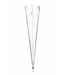 Cone settling imhoff, end with hose connection DE 1000ml