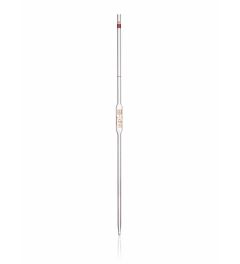 non graduated pipette, extended design with two scale lines
