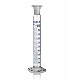 Grad cylinder with SJ and plastic stopper