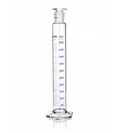 Grad cylinder with SJ and glass stopper