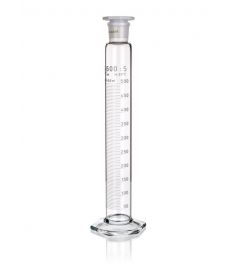 Grad cylinder with SJ and glass stopper
