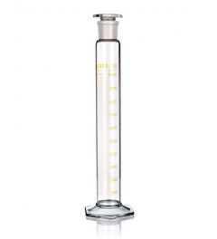 BHS graduated cylinder with SJ and glass stopper