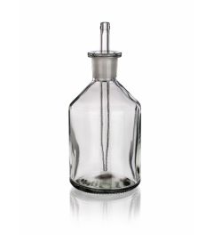 Dropping bottles, ground-in pipette stopper, clear