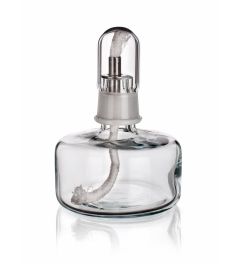 Alcohol lamp, ground-on cap