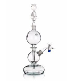 Gas generator globe shaped bottom