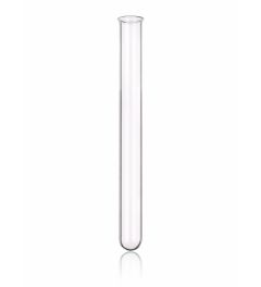 Test tubes with rim, round bottom