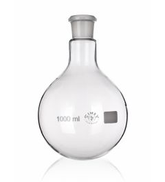 Flask with round bottom with SJ