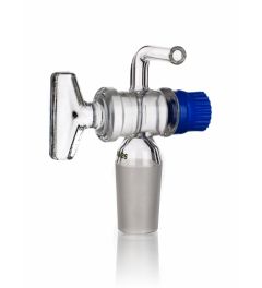 Adapter with stopcock and bended tube with SJ