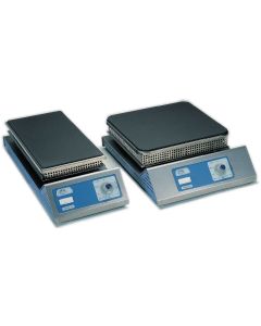 Rectangular hotplates "Combiplac" with adjustable temperature up to 400 degree Celsius