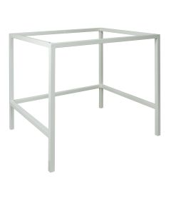 Tubular table with feet for model H09
