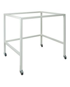 Tubular table trolley with rollers for model H09
