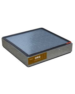 Active coal for organic vapors