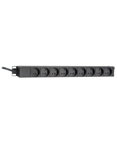 Rack of 9 electrical outlets E