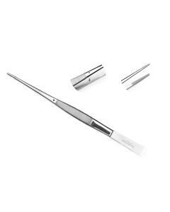 Tissue culture forceps  - Normal tip - 20 cm - With alignment hole - Vandersluys