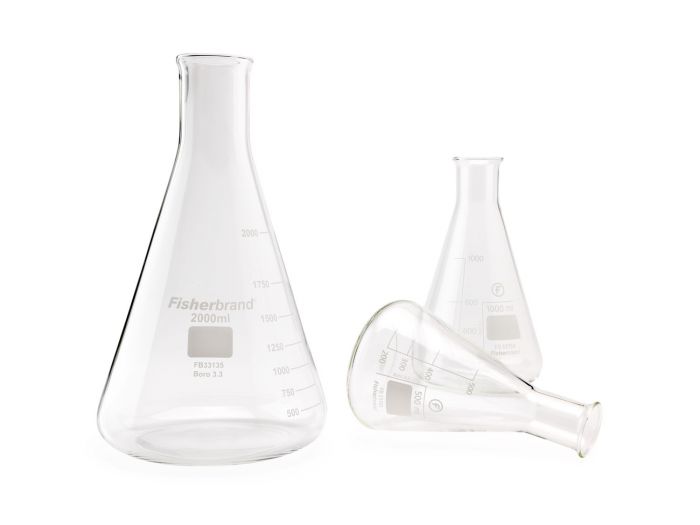 borosilicate 3.3 Erlenmeyer flasks various sizes