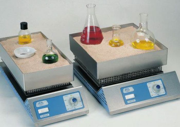 Sandbath attachment for hot plate 