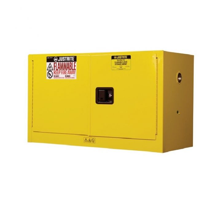 RANGE 2 - Safety storage Cabinet for Flammable products - 64 L - Self-closing doors