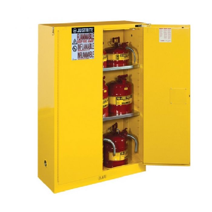 RANGE 2 - Safety storage Cabinet for Flammable products - 170 L - Self-closing doors