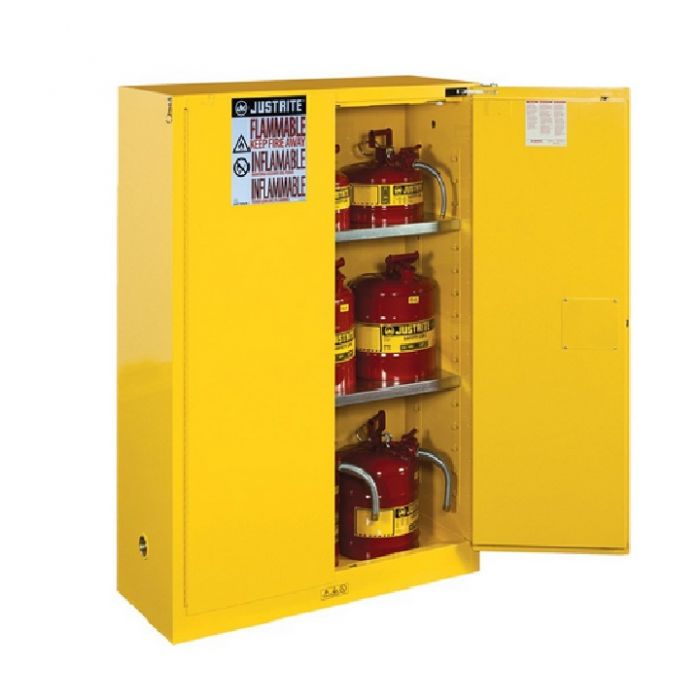 RANGE 2 - Safety storage Cabinet for Flammable products - 228 L - Self-closing doors