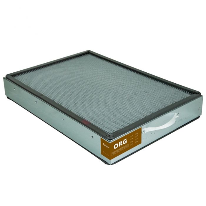 Active charcoal filter for organic vapors