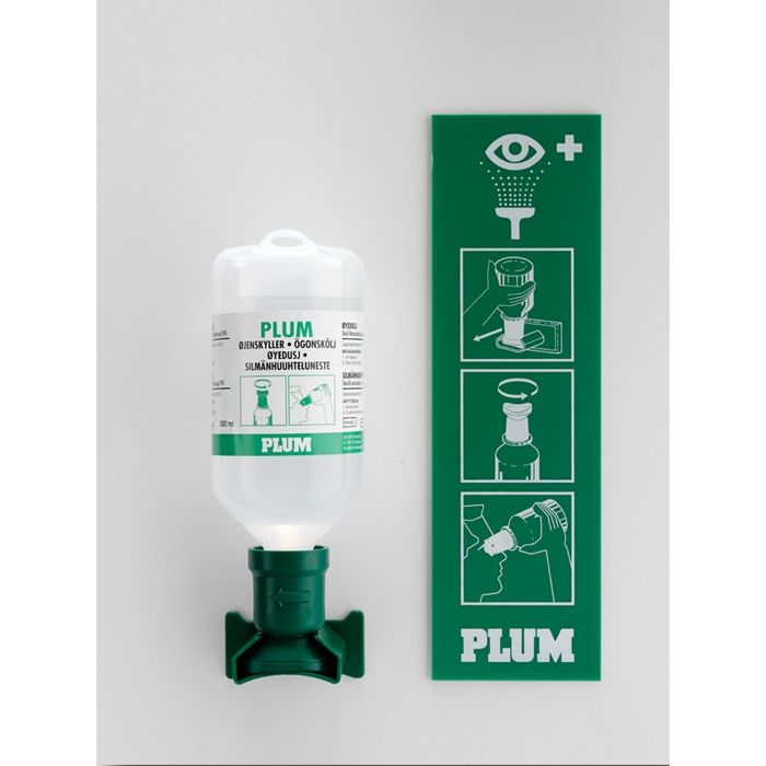 RANGE DL - Wall mounted eye-wash station - 1 bottle of 500ml