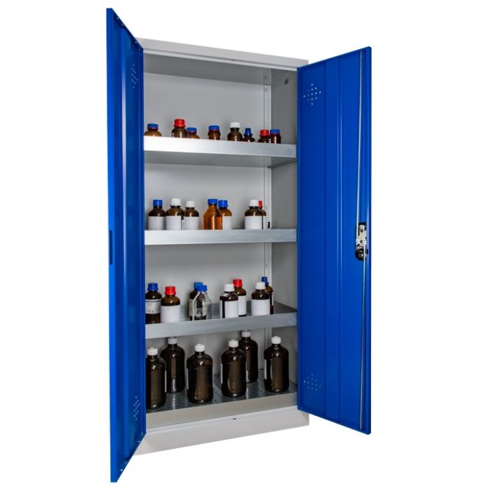 RANGE 14-E - 2 doors high cabinet - Blue doors