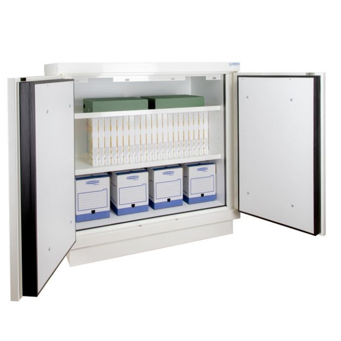 Fire-proof file cabinet 90 min working cover 2 doors