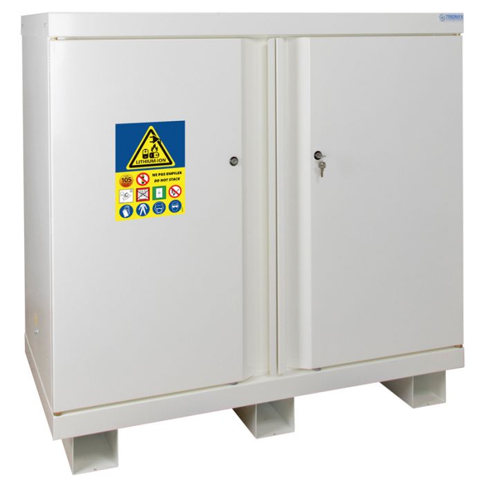 Fire-proof cabin 90 min WC 2 doors for li-ion batt.