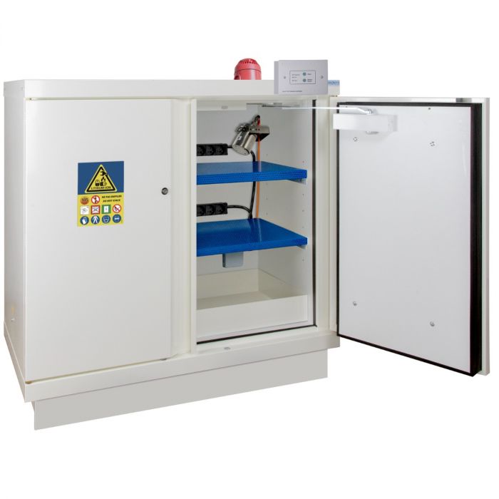 Fire-proof cabin 90min WC for li-ion batt. equip.