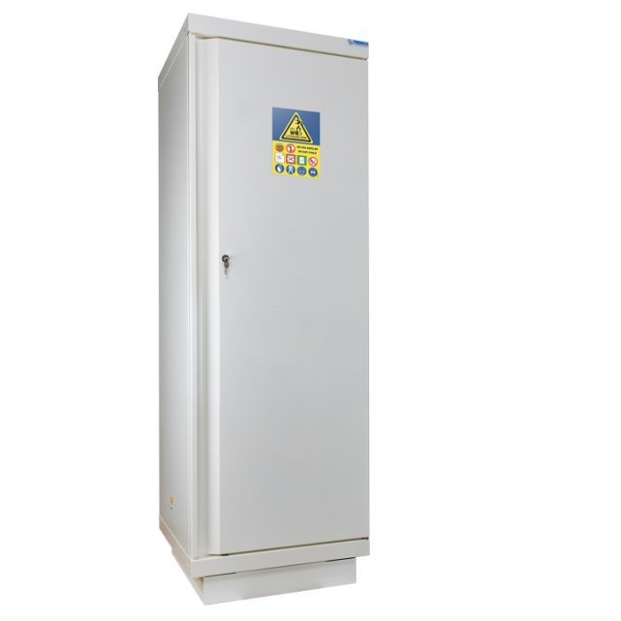 Fire-proof safe cabin 90 min tall for li-ion batt.