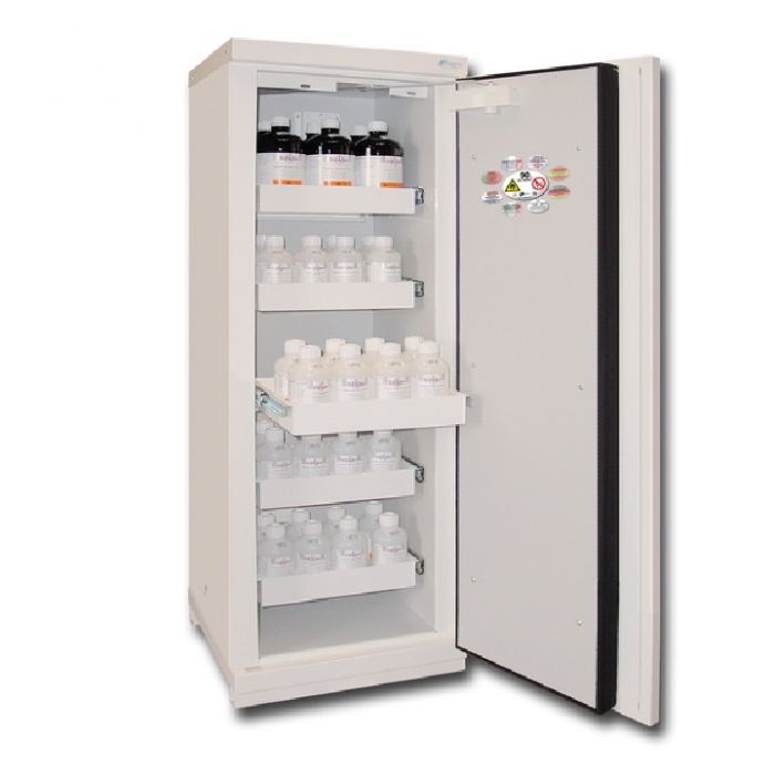 Fire-proof cabin 90 min tall 1 door equip w/6 drawers