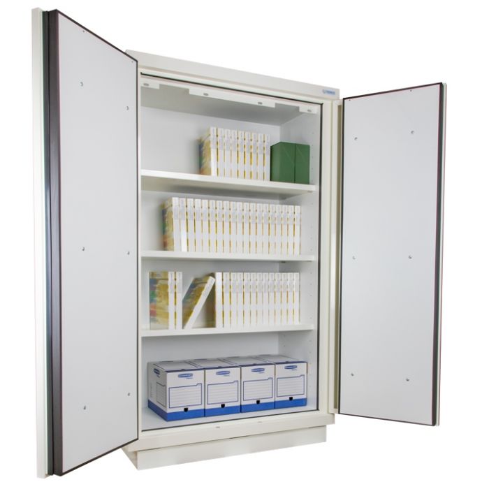 Fire-proof file cabinet 90 min. tall 2 doors