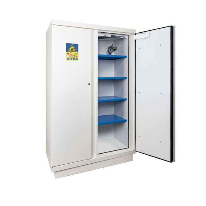 Fire-proof cabin 90 min 2 doors for li-ion equip