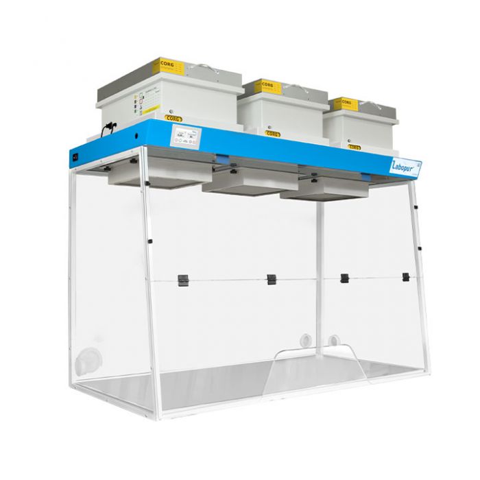 RANGE H - LABOPUR® - Ductless fume hood H15 + Trapeze working opening