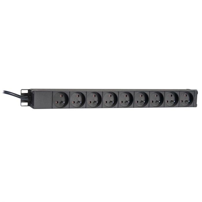 Rack of 9 electrical outlets E