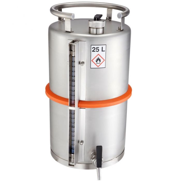 RANGE S - Safety-barrel 25l with self-closing tap ¾