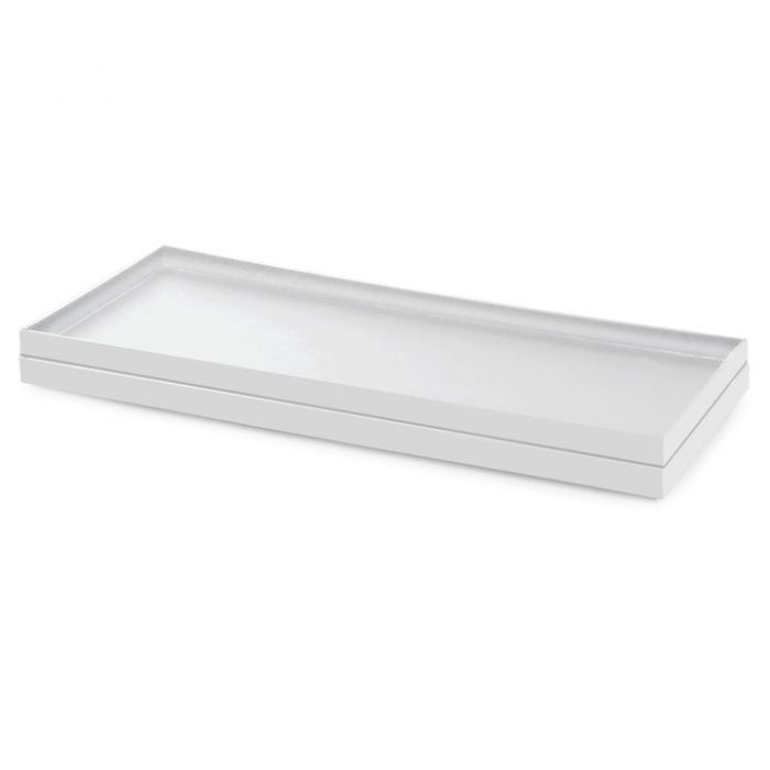 Retention shelf in white PVC for E35