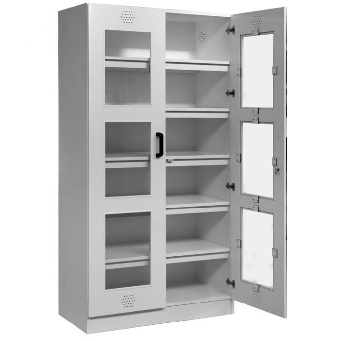 RANGE AA - Non-magnetic cabinet with glazed glass front (does not filter UV rays)