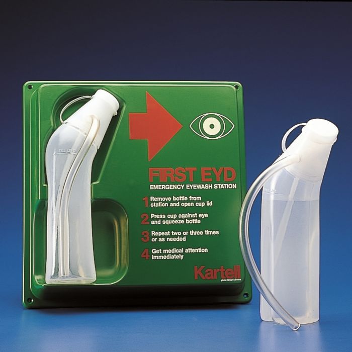 Eye wash station - High impact PS - French version - 1 pc